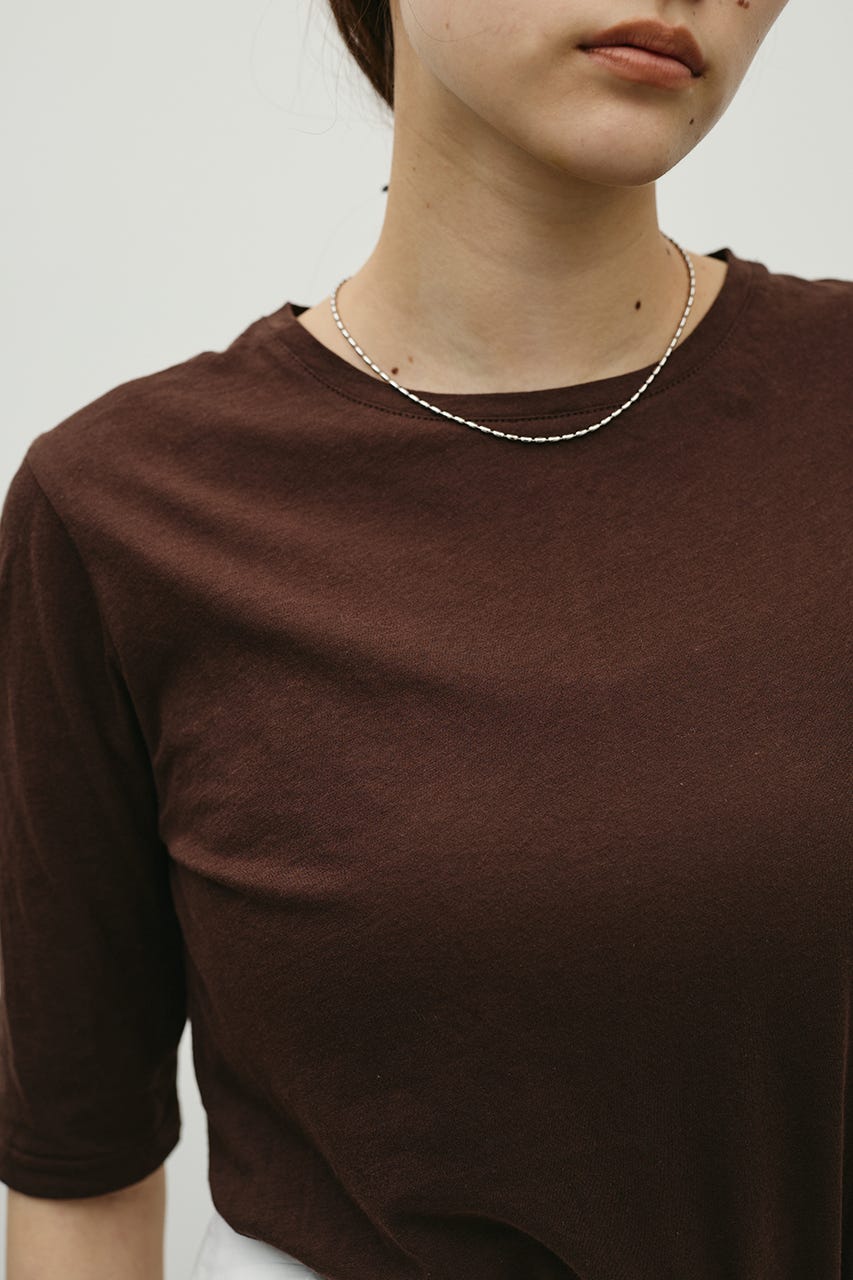 シアーバックシームT BRN FREE