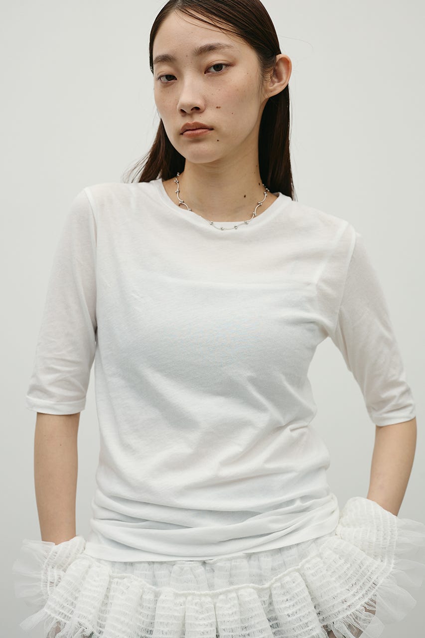 シアーバックシームT WHT FREE