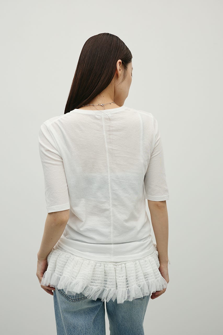 シアーバックシームT WHT FREE