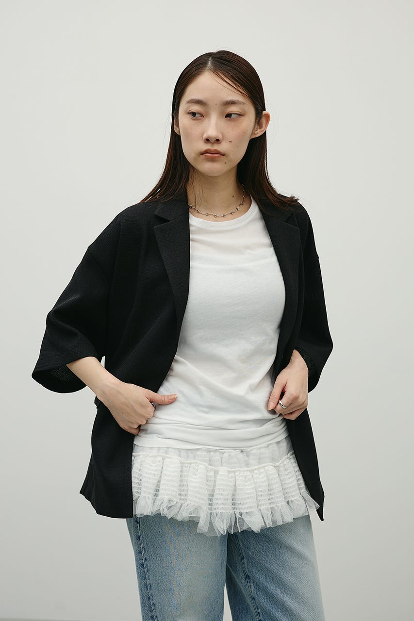 シアーバックシームT WHT FREE