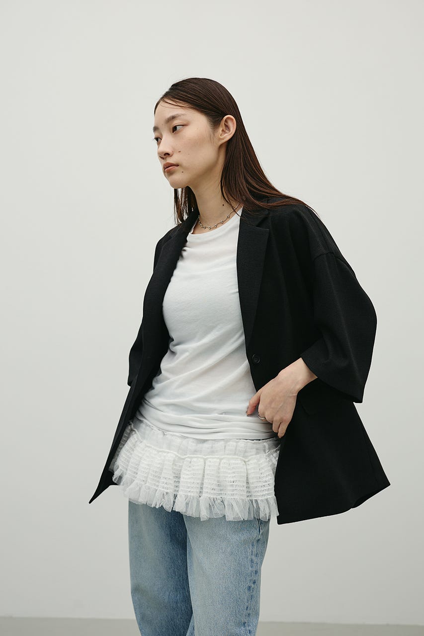 シアーバックシームT WHT FREE