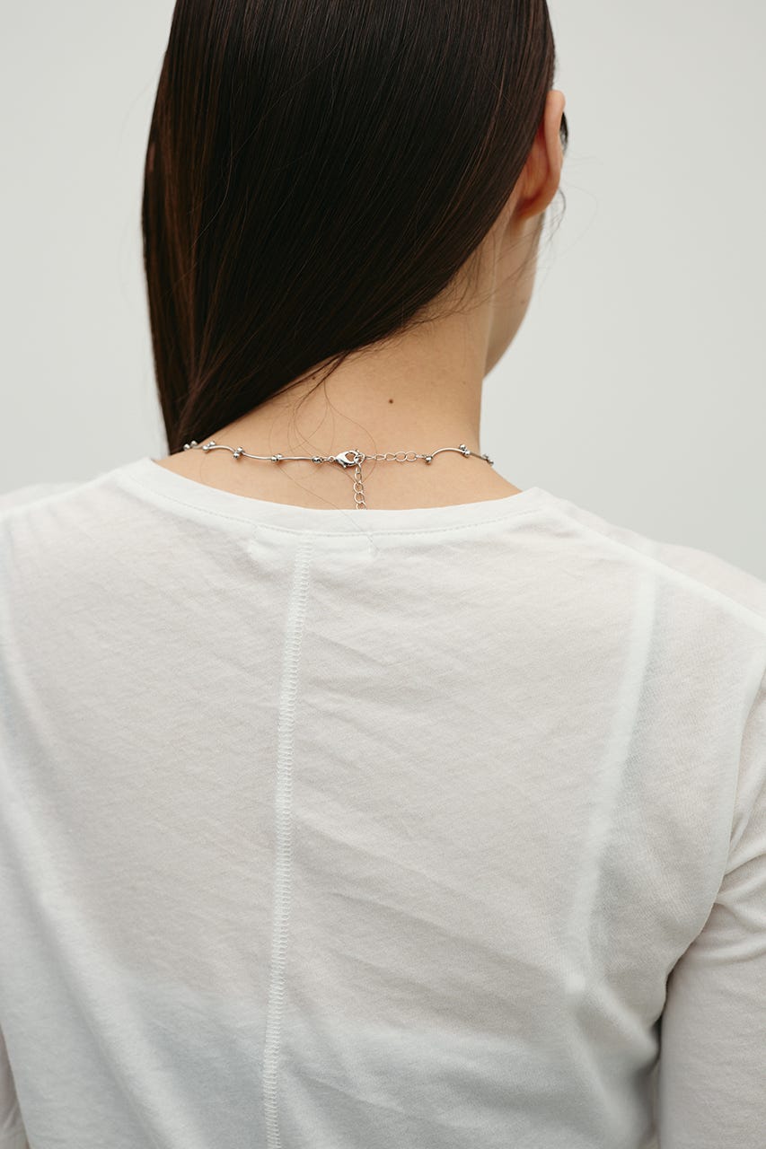 シアーバックシームT WHT FREE