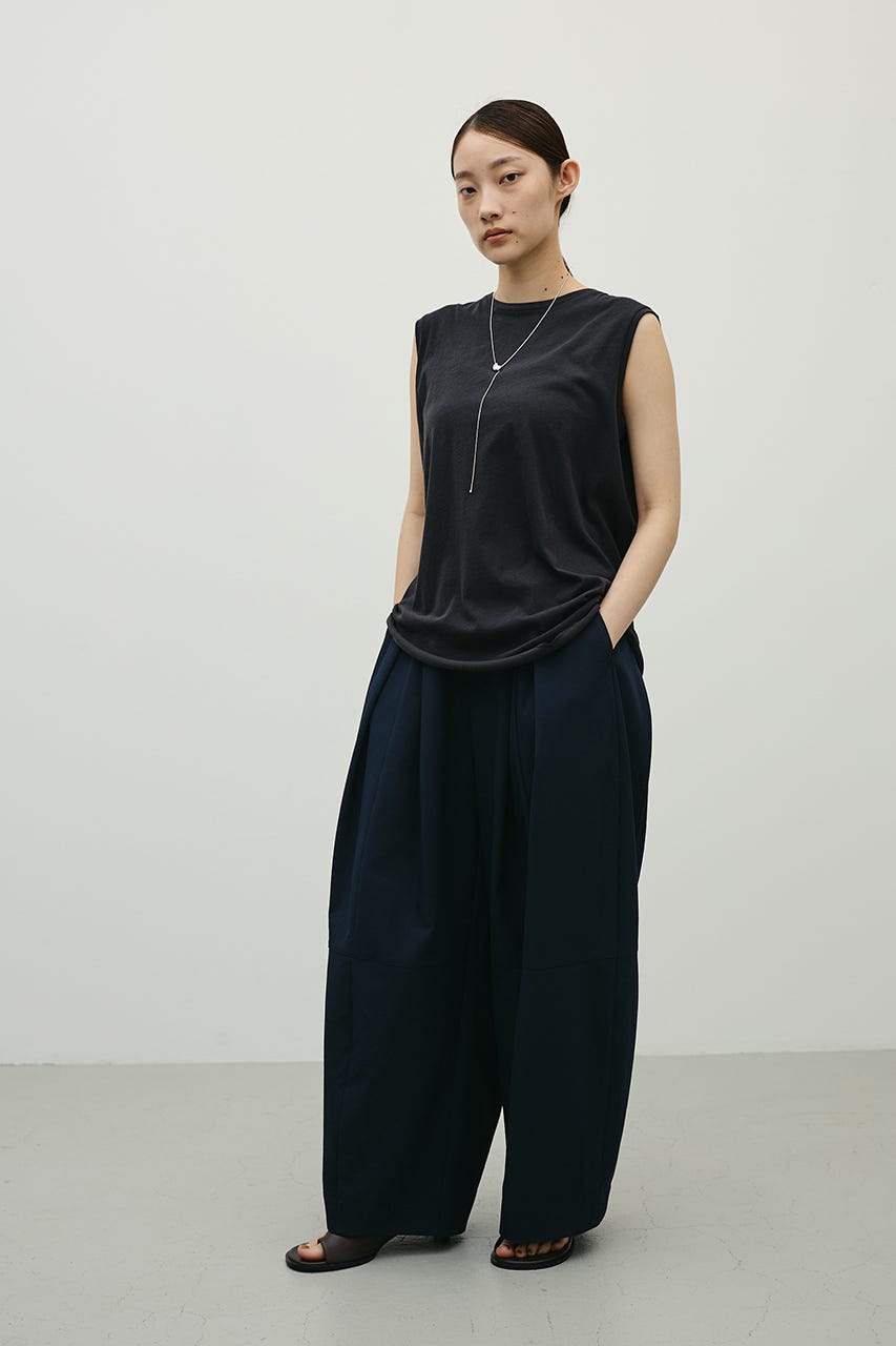 シアーバックシームタンク BLK FREE