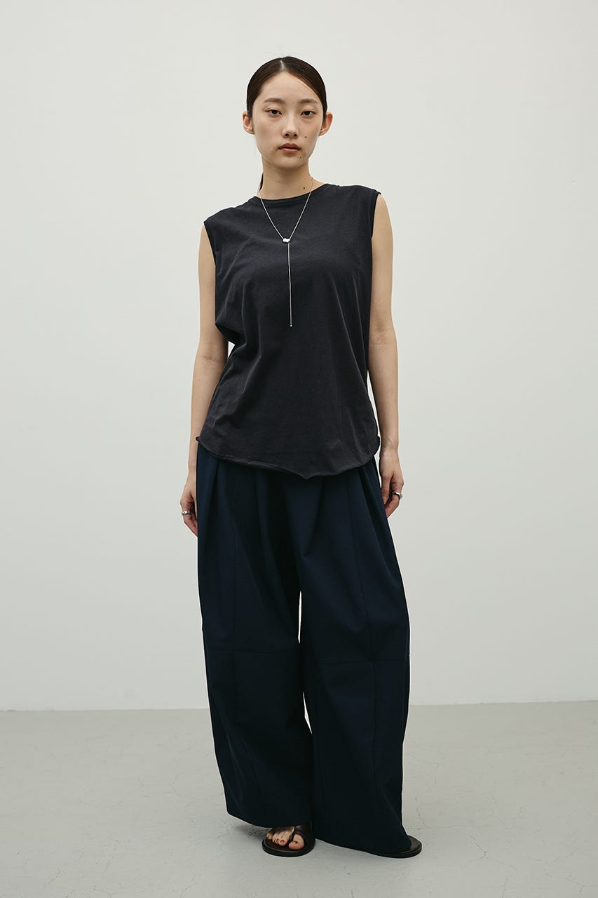 シアーバックシームタンク BLK FREE