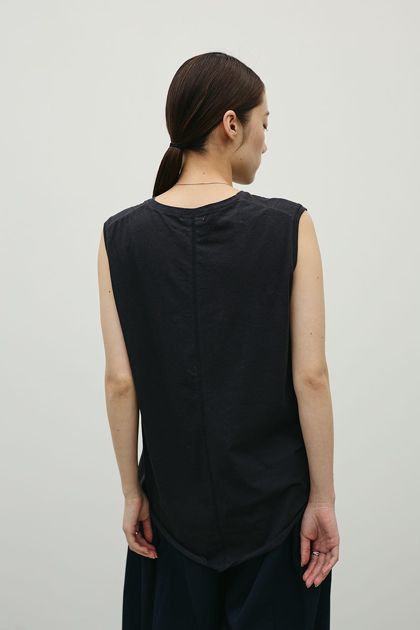 シアーバックシームタンク BLK FREE