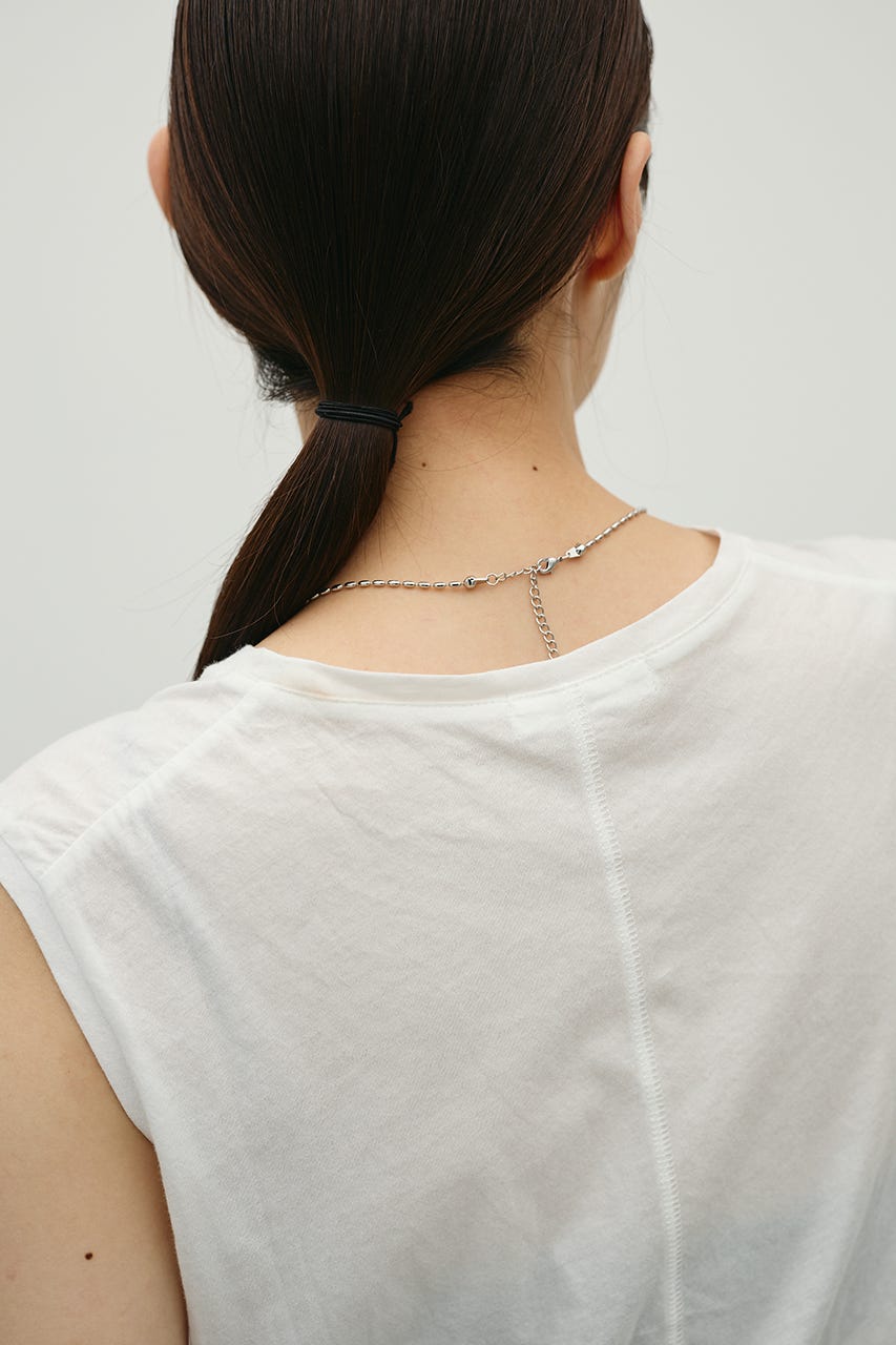 シアーバックシームタンク WHT FREE