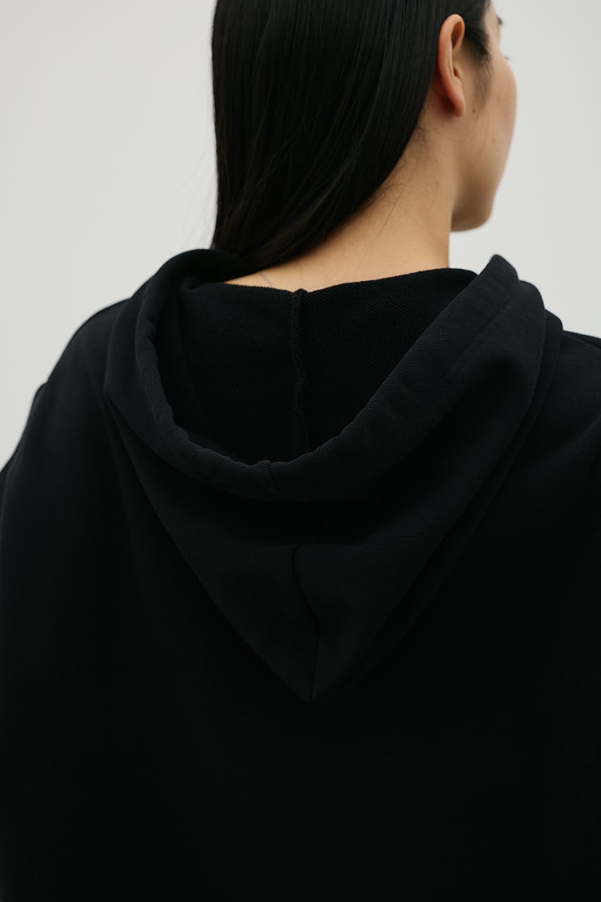 ルーズフーディーカットトップ BLK FREE