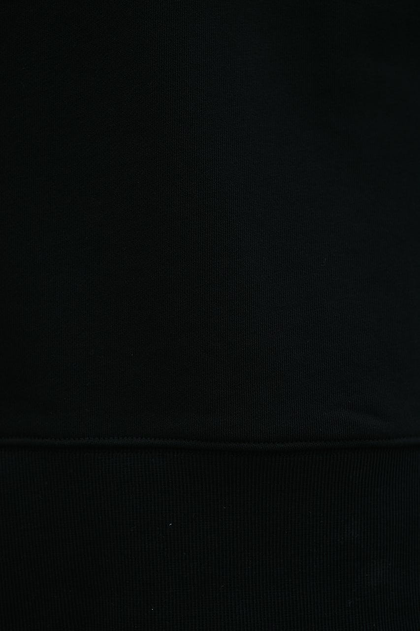 ルーズフーディーカットトップ BLK FREE