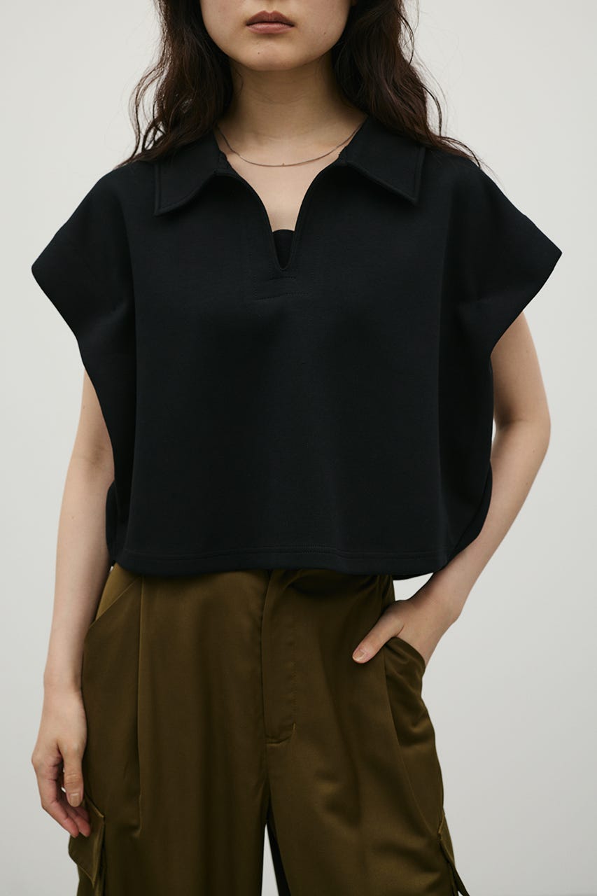 スキッパーダンボールカットトップ BLK FREE