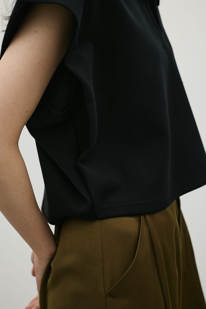 スキッパーダンボールカットトップ BLK FREE