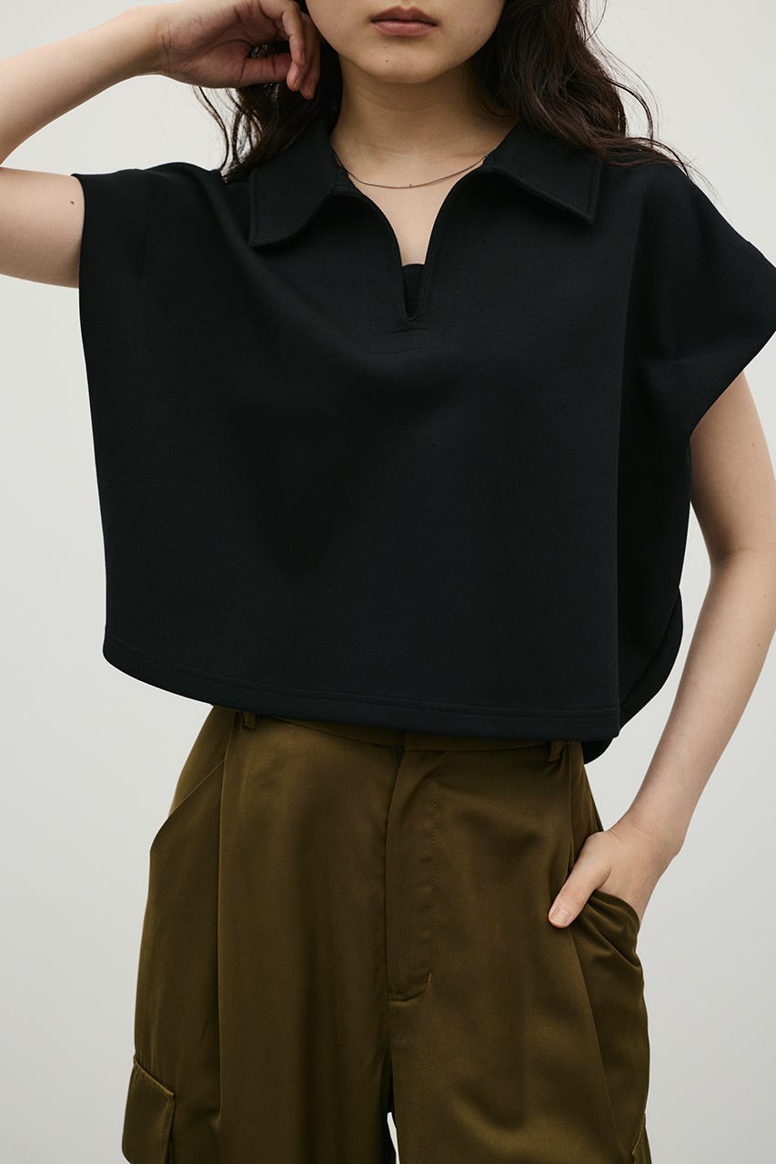 スキッパーダンボールカットトップ BLK FREE