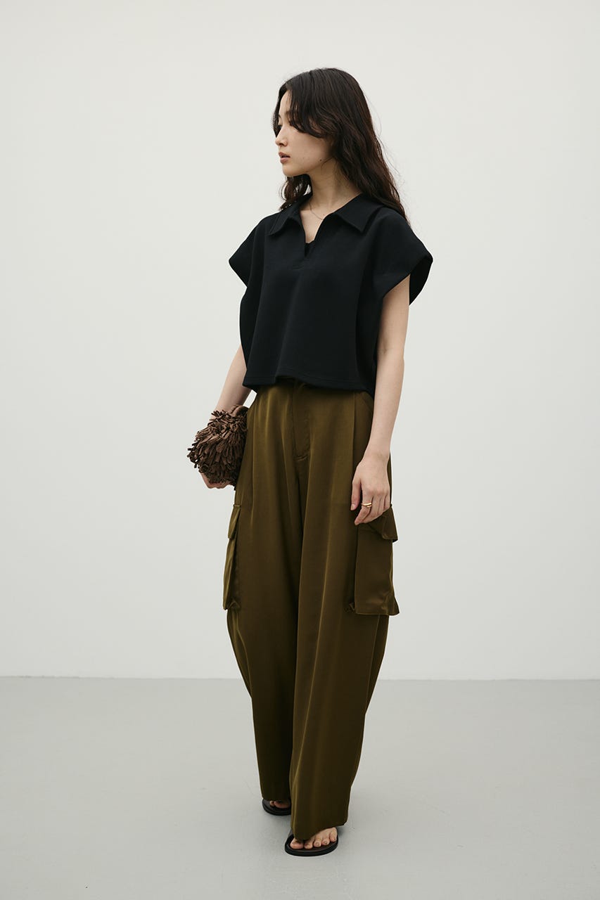 スキッパーダンボールカットトップ BLK FREE