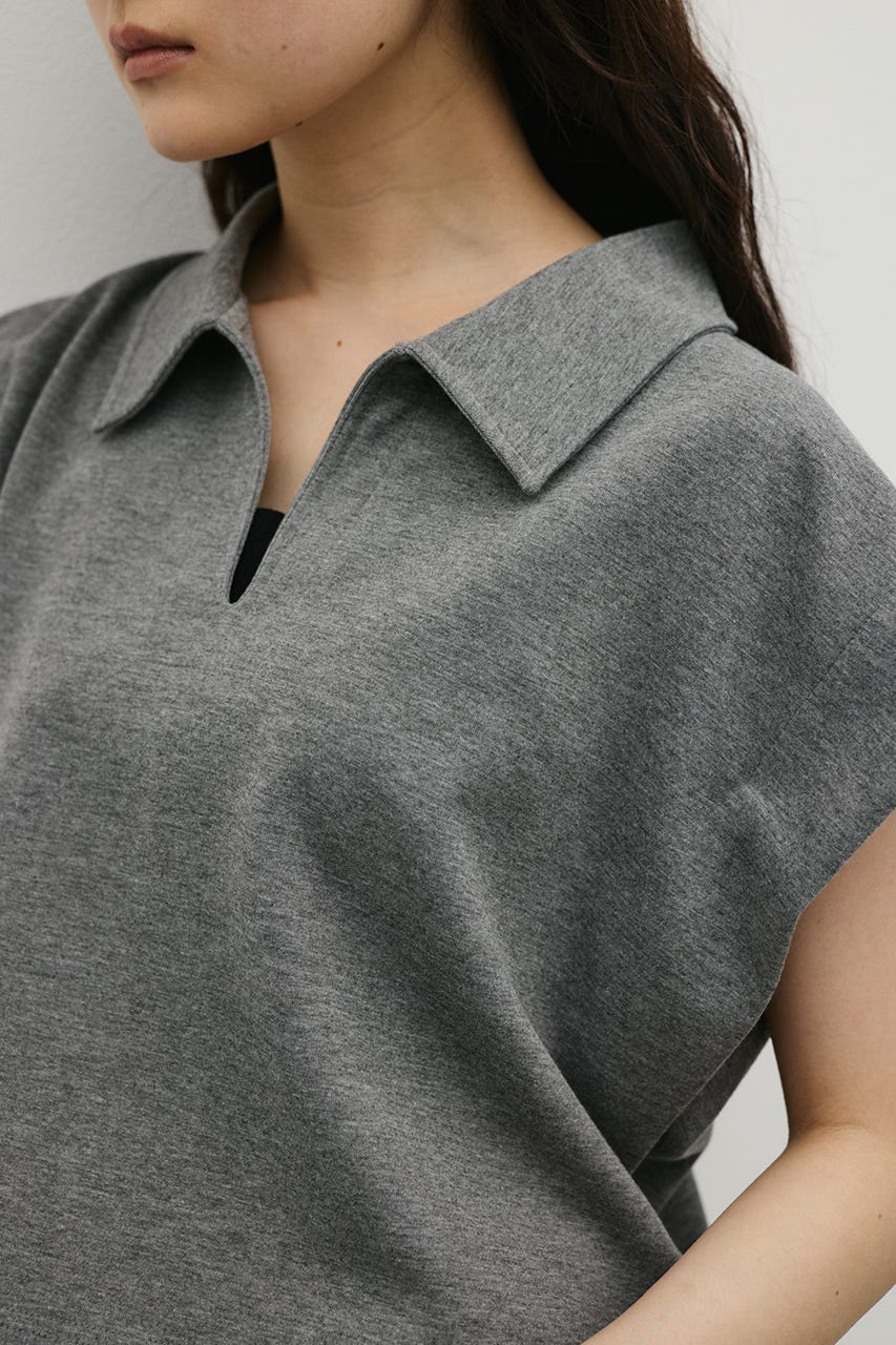 スキッパーダンボールカットトップ GRY FREE