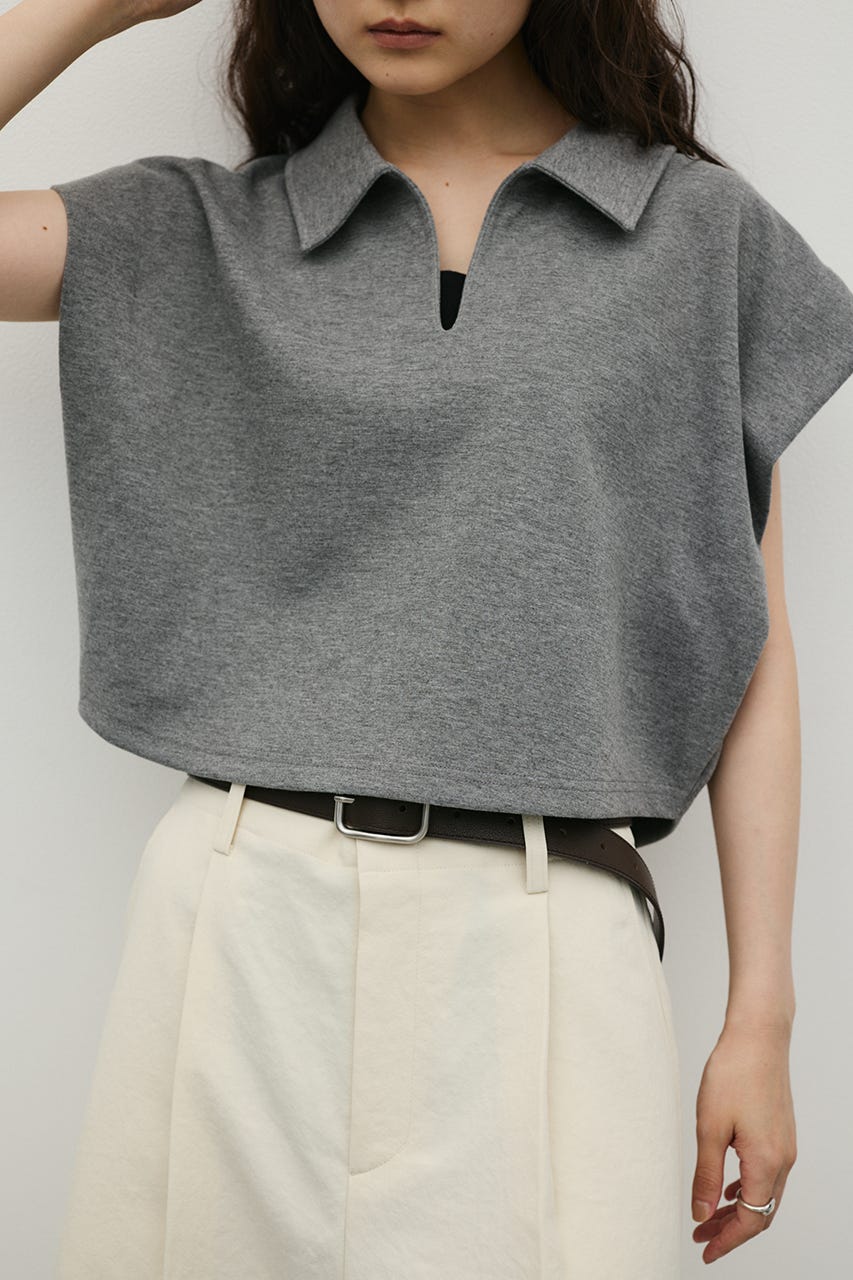 スキッパーダンボールカットトップ GRY FREE