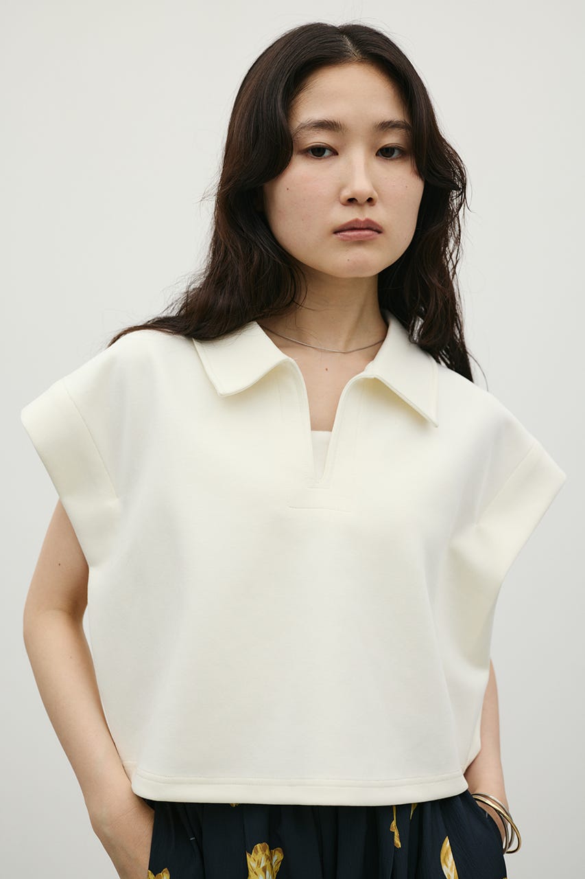チャムタンページ STYLEMIXER | スキッパーダンボールカットトップ (Tシャツ・カットソー