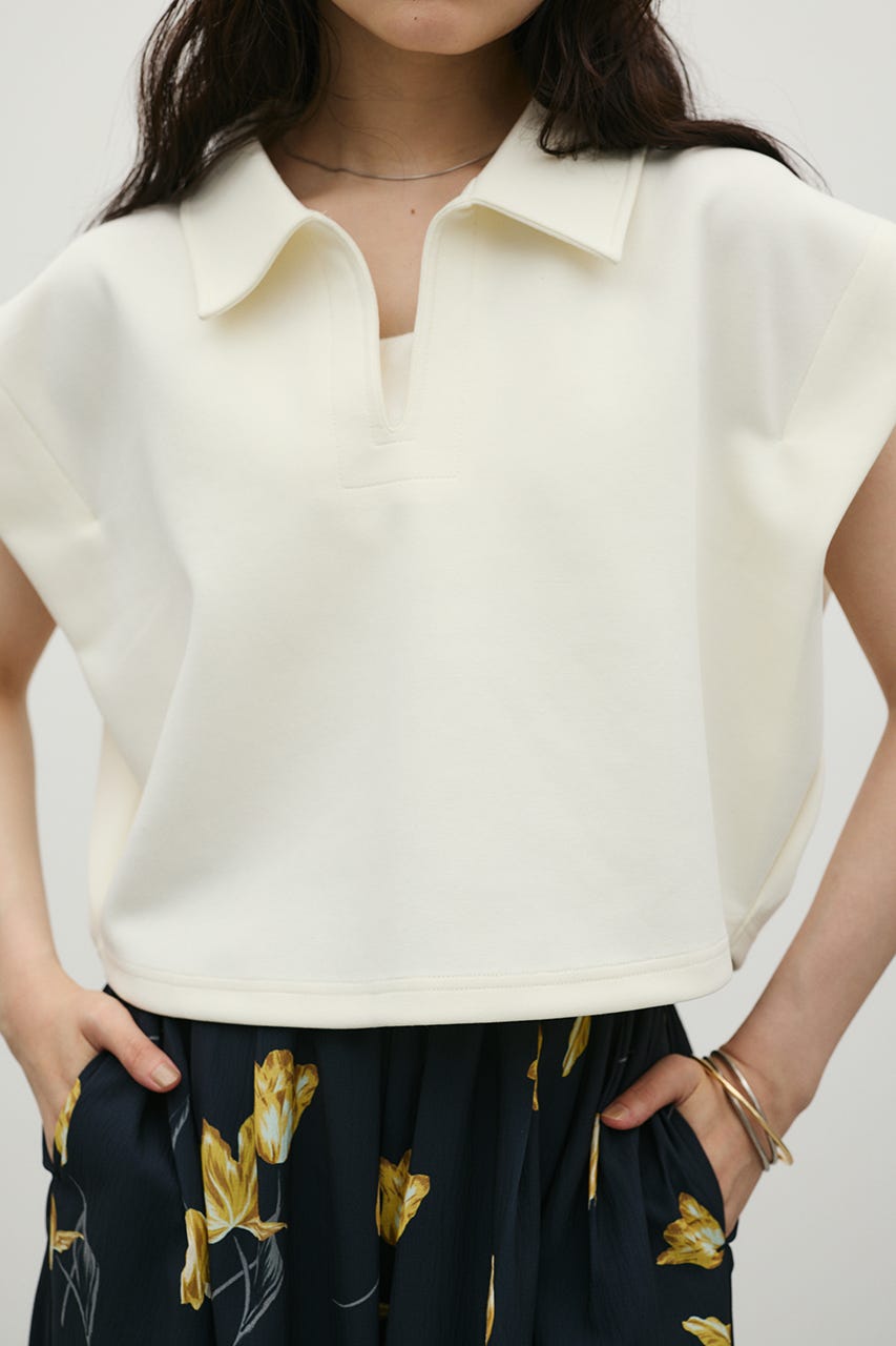 スキッパーダンボールカットトップ WHT FREE