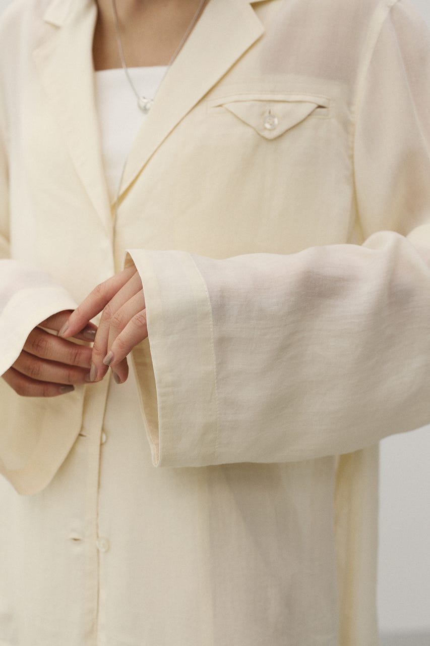 テーラーカラーオープンシャツ IVOY FREE