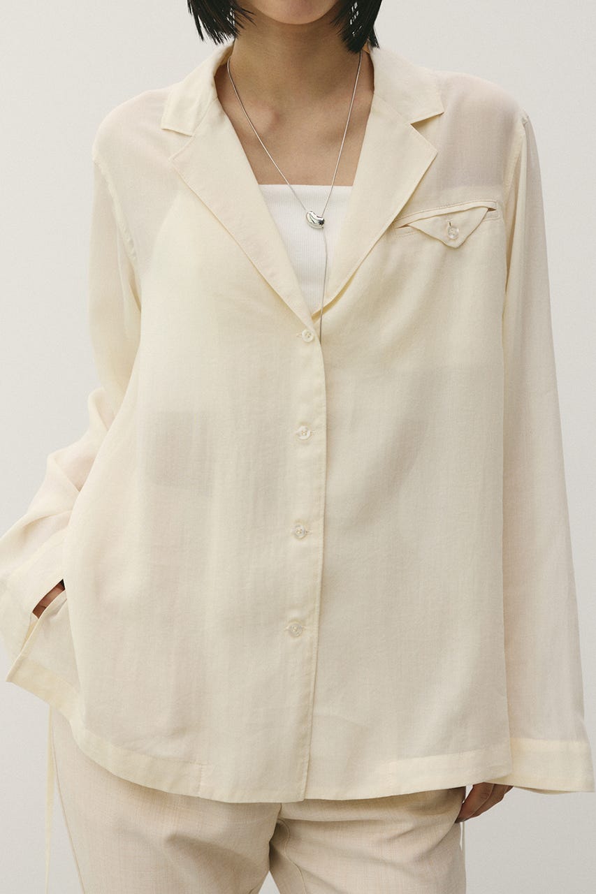 テーラーカラーオープンシャツ IVOY FREE