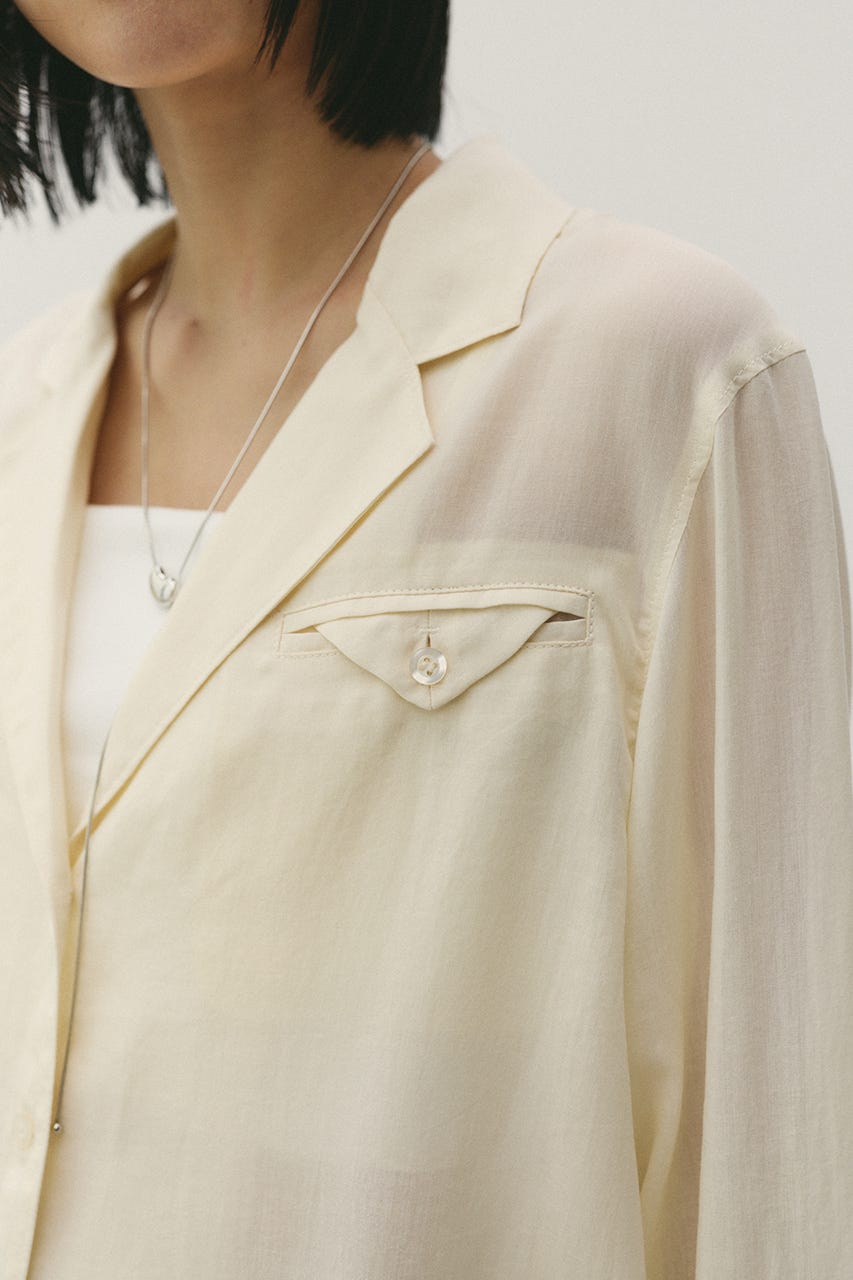 テーラーカラーオープンシャツ IVOY FREE