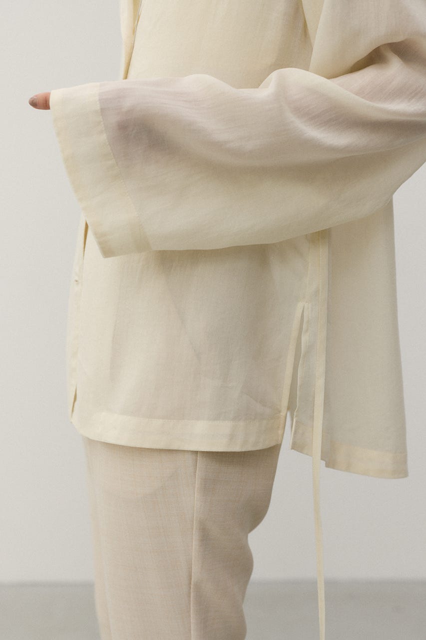 テーラーカラーオープンシャツ IVOY FREE