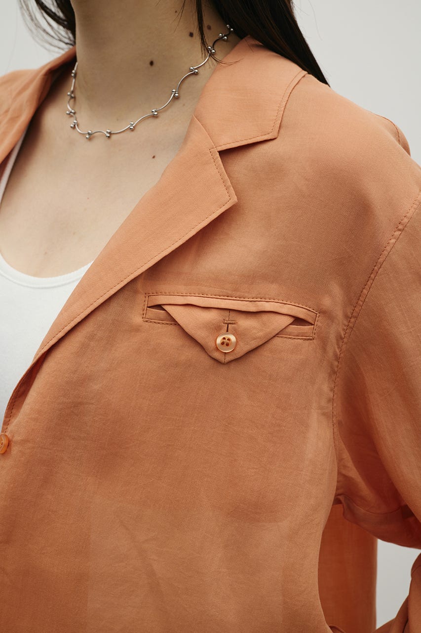 テーラーカラーオープンシャツ ORG FREE