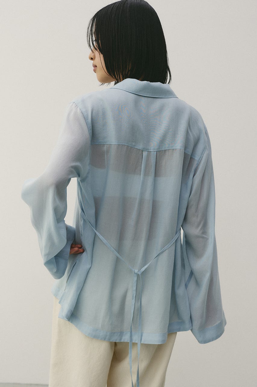 テーラーカラーオープンシャツ SAX FREE