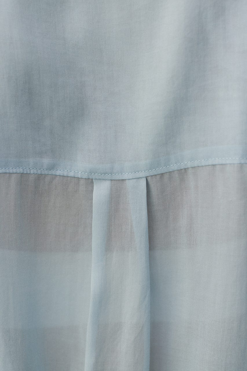 テーラーカラーオープンシャツ SAX FREE