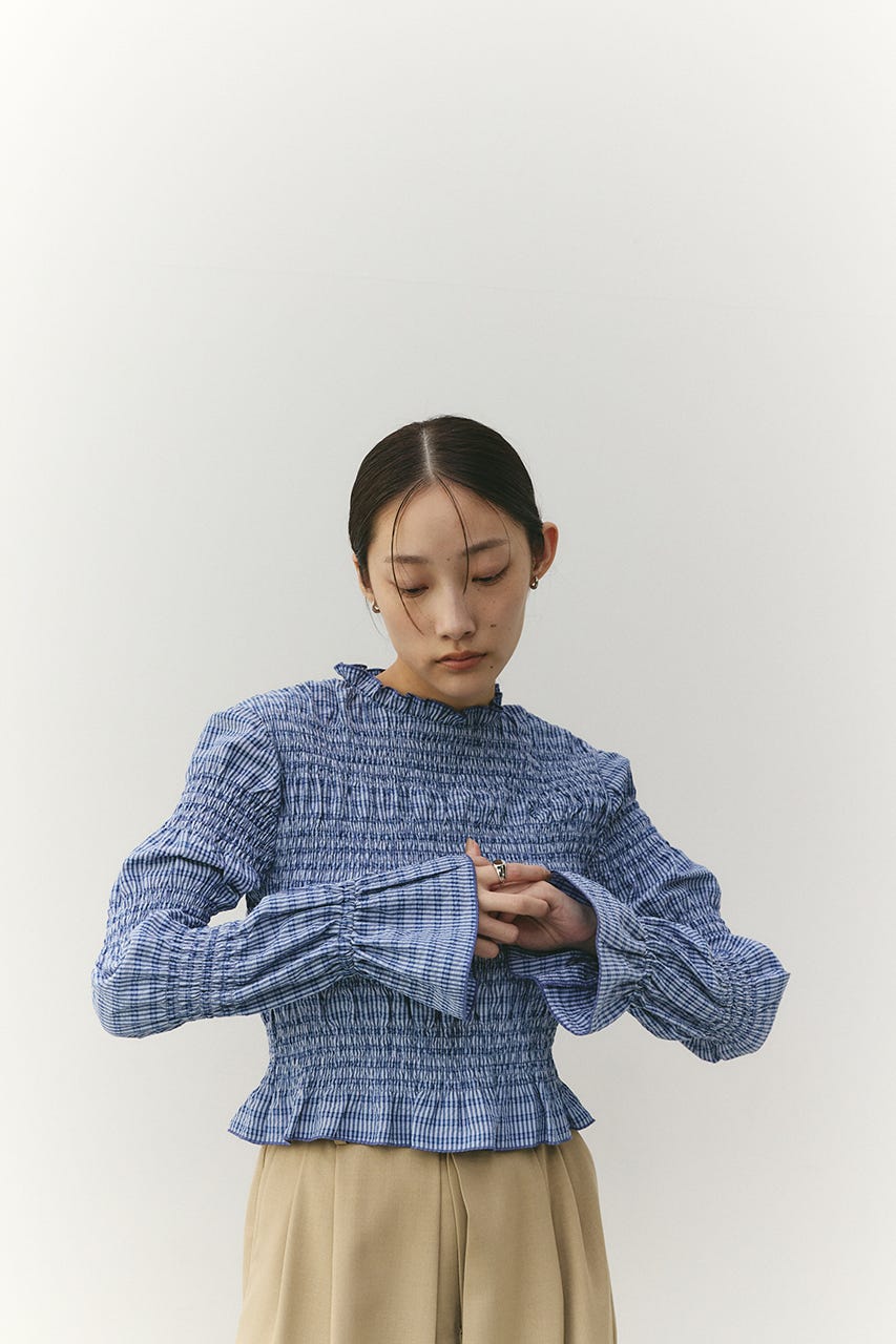 サッカーシャーリングトップ BLU FREE