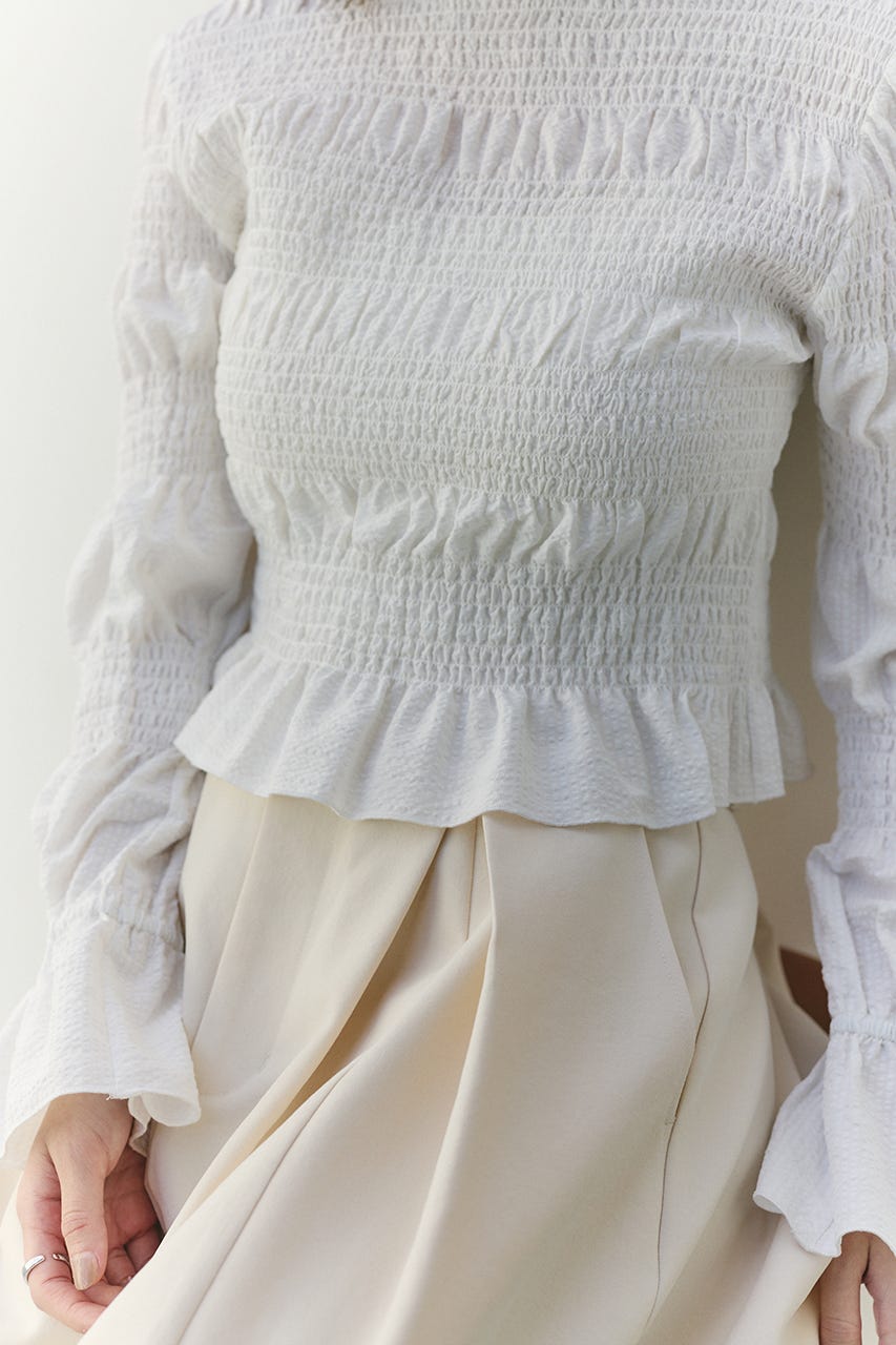 サッカーシャーリングトップ WHT FREE