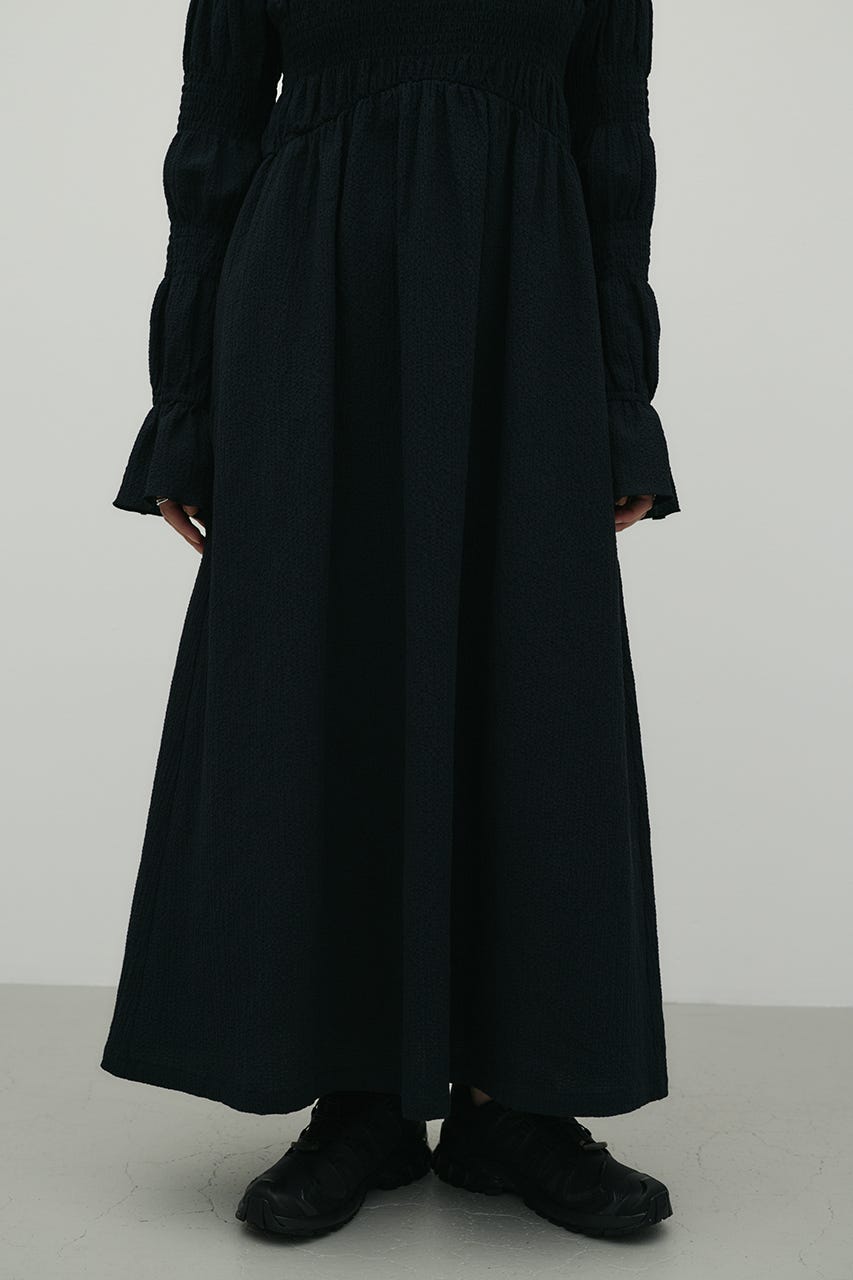 サッカーシャーリングワンピース BLK S