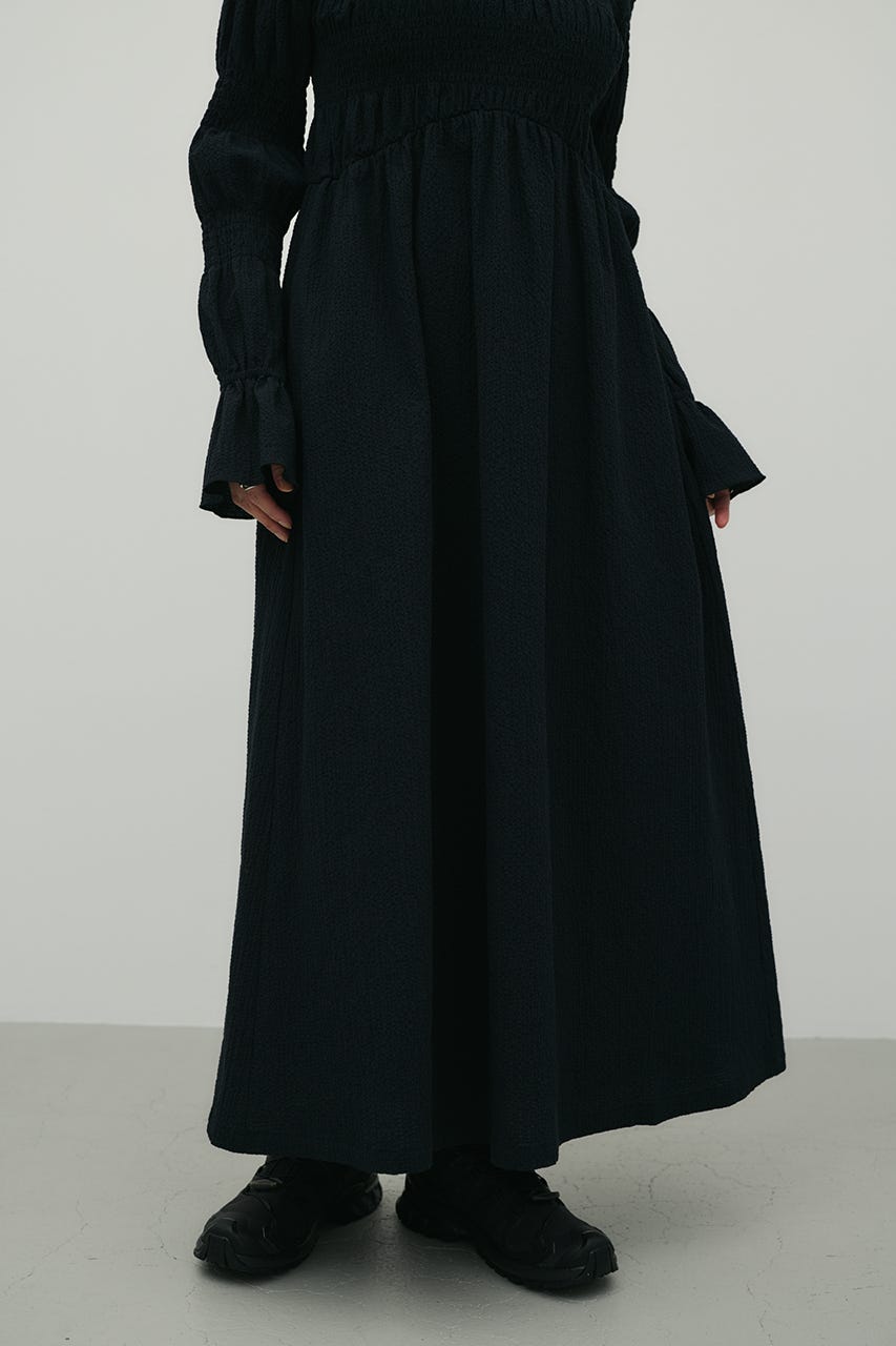 サッカーシャーリングワンピース BLK S