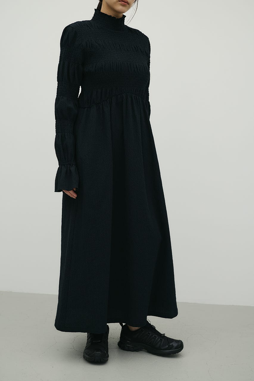 サッカーシャーリングワンピース BLK S