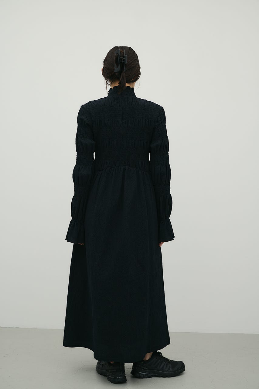 サッカーシャーリングワンピース BLK S