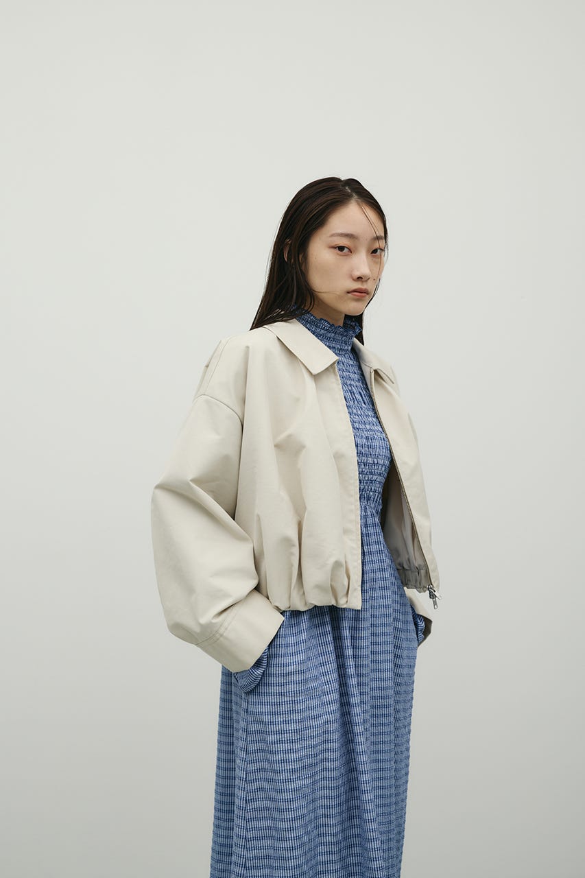 サッカーシャーリングワンピース 柄BLU S