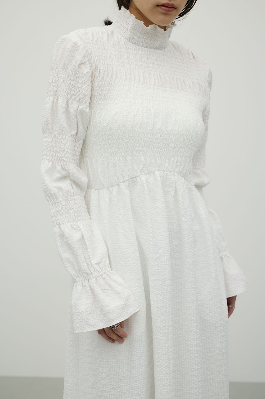 サッカーシャーリングワンピース WHT M