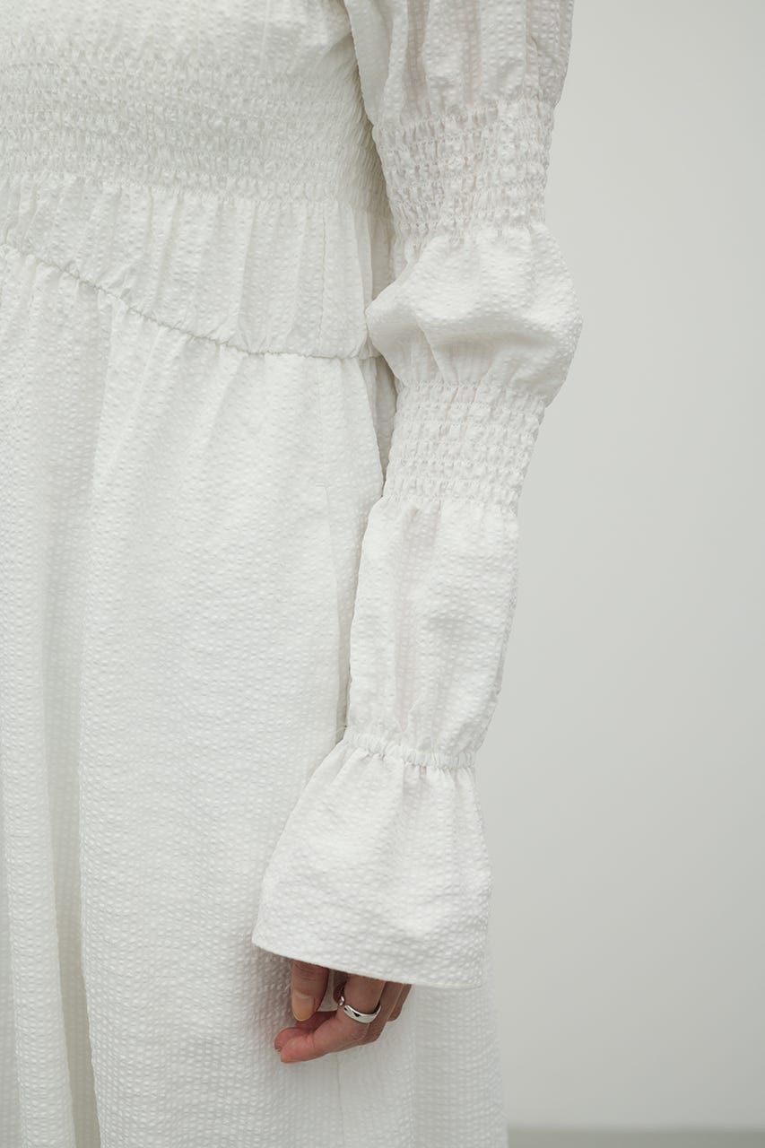 サッカーシャーリングワンピース WHT M