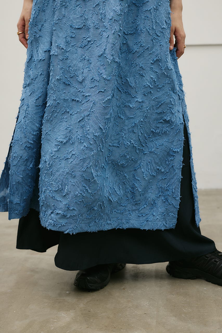 フラワーレースキャミワンピース BLU M