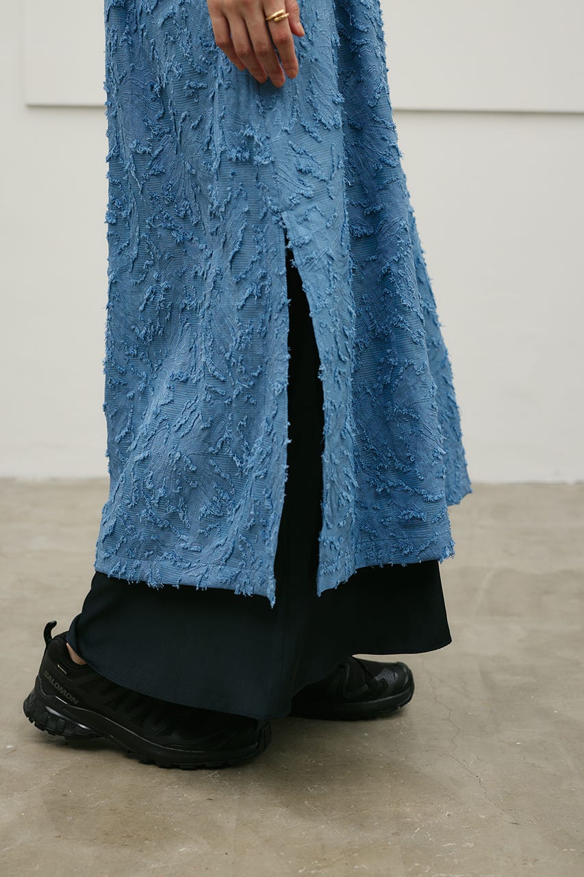 フラワーレースキャミワンピース BLU M