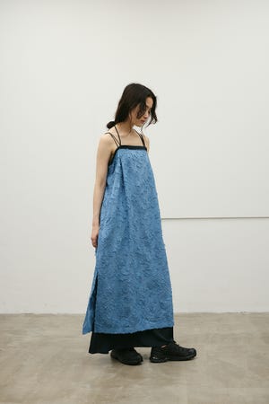 フラワーレースキャミワンピース