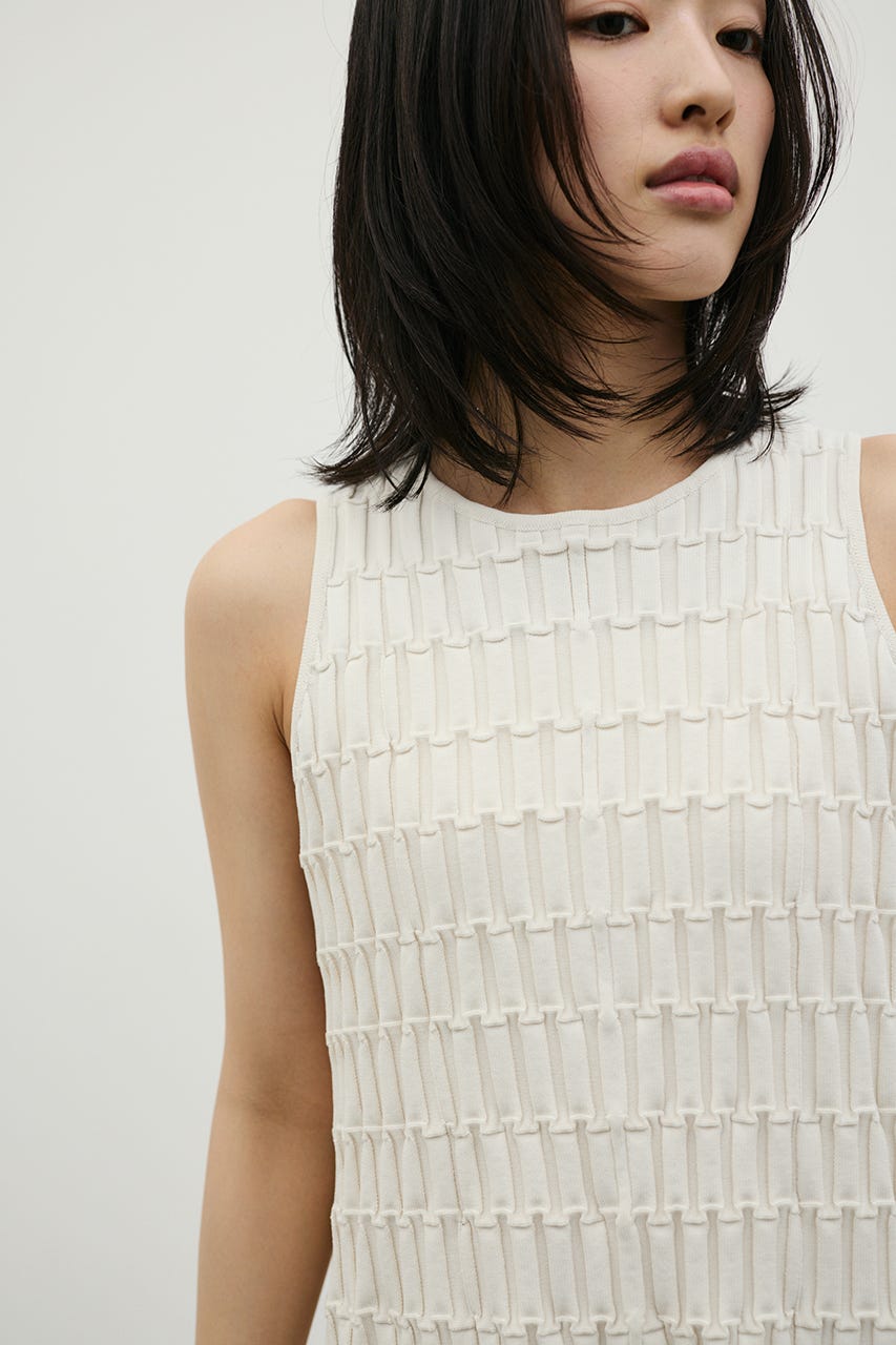 クロシェドッキングティアードワンピース IVOY M