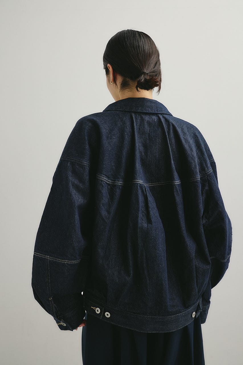 フォルムデニムジャケット IDG S