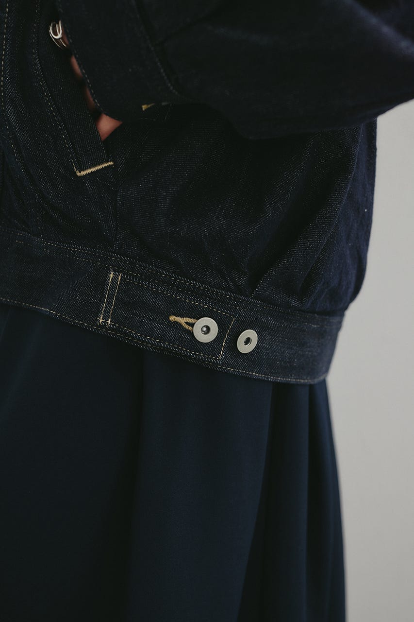 フォルムデニムジャケット IDG S