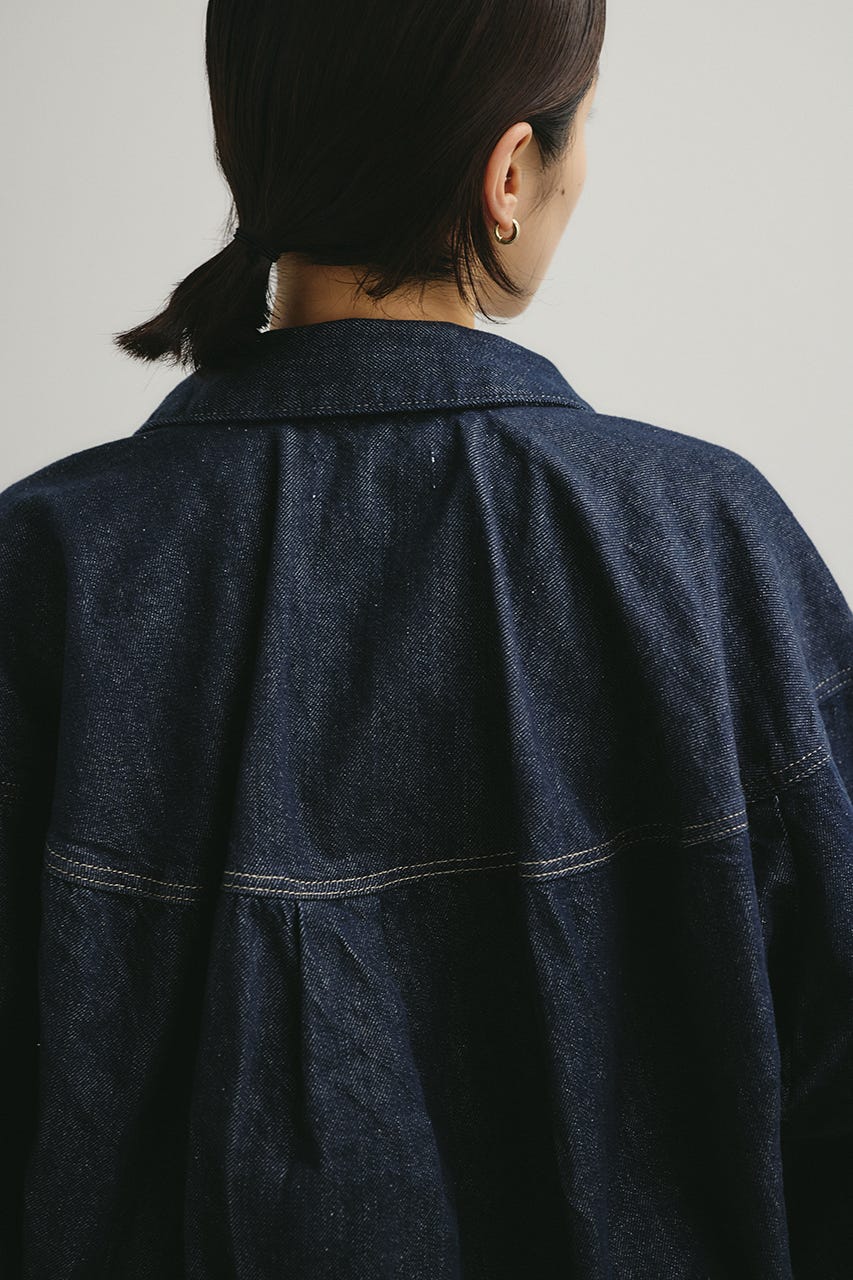 フォルムデニムジャケット IDG S