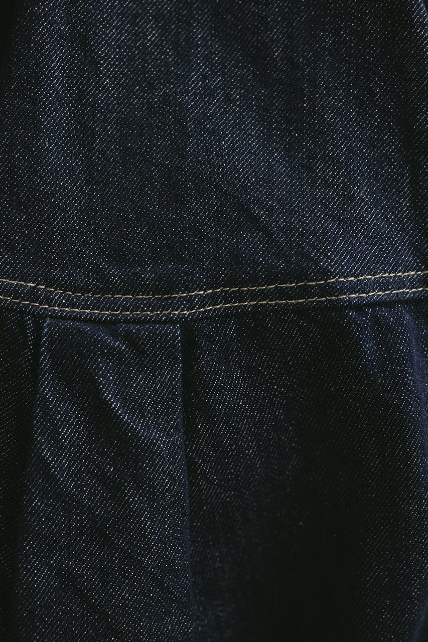 フォルムデニムジャケット IDG S