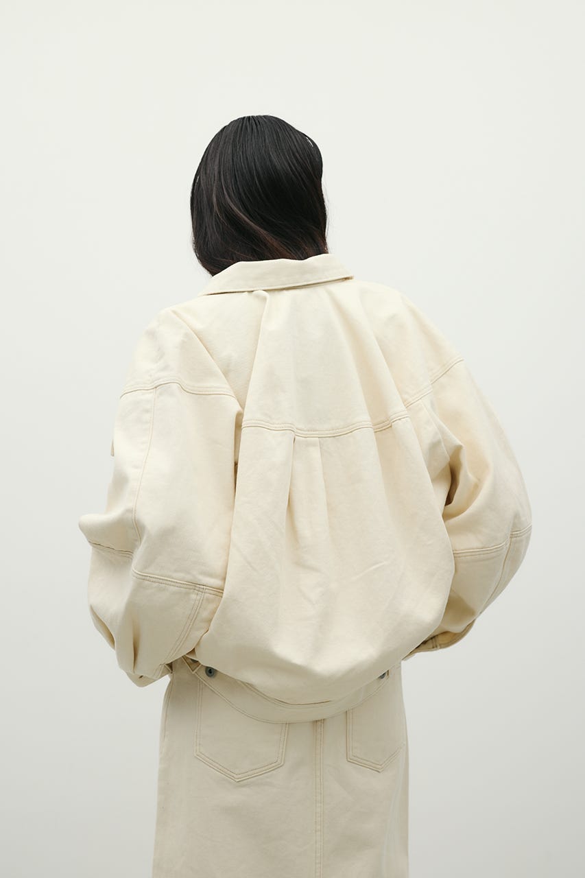 フォルムデニムジャケット IVOY M