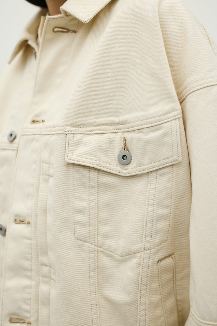 フォルムデニムジャケット IVOY M