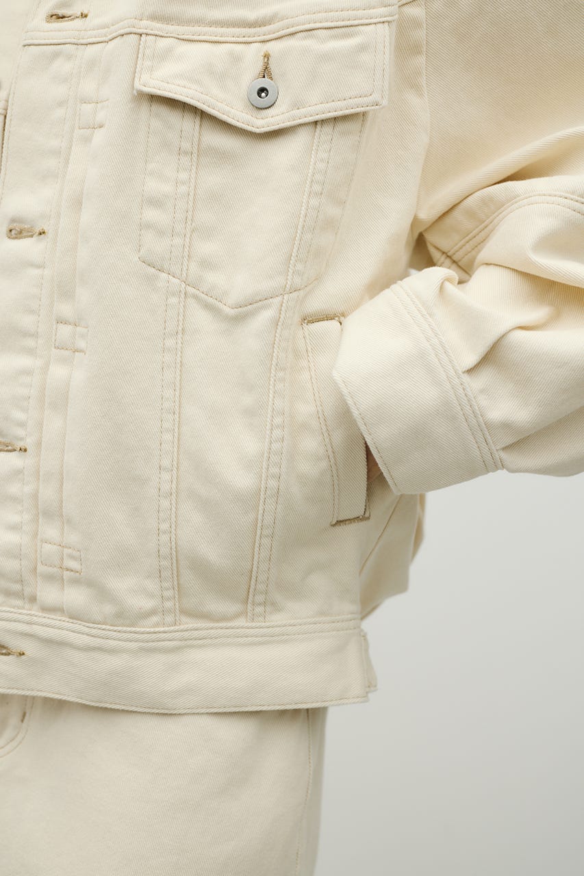 フォルムデニムジャケット IVOY M