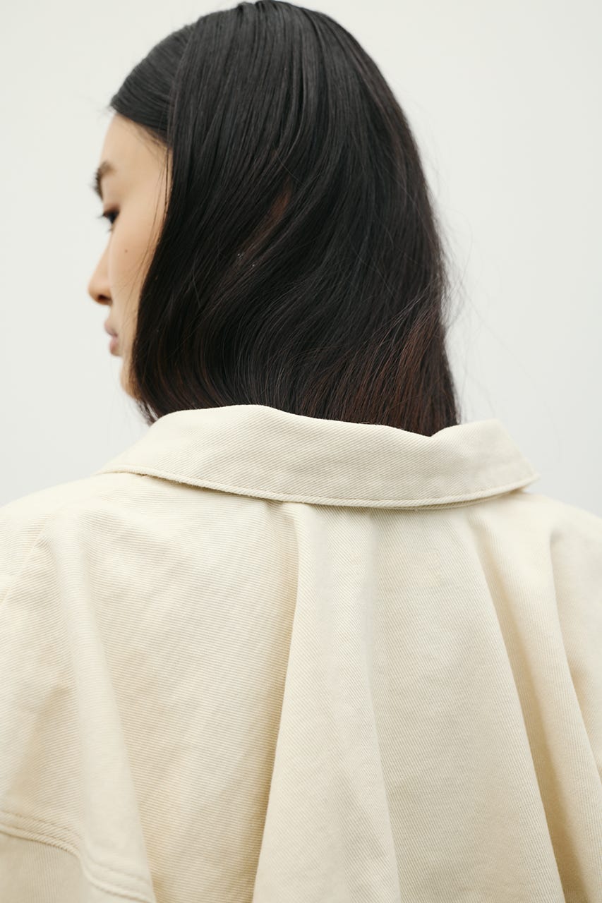 フォルムデニムジャケット IVOY M