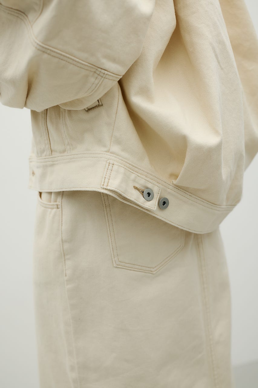 フォルムデニムジャケット IVOY M