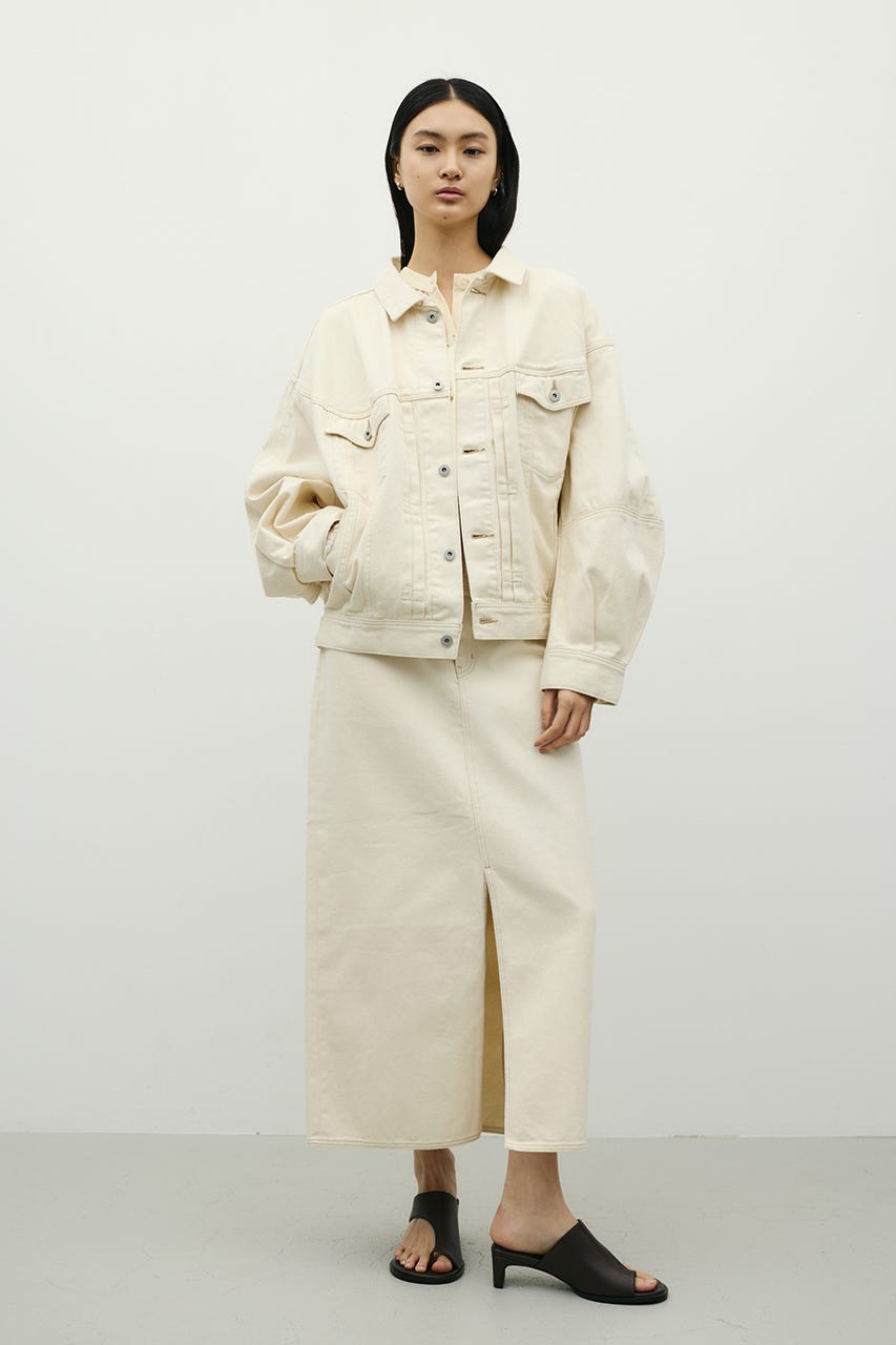 フォルムデニムジャケット IVOY M